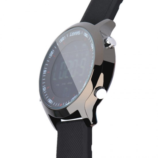 EX18 SMS Reminder Pedometer Chronograph Multifunction Luminous IP67 Fashion Sport Bluetooth Watch