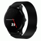 K88 Heart Rate Monitor Smart Watch Calls Messages Notification Stainless Steel Strap Watch