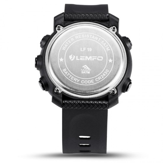 LEMFO LF19 Bluetooth Watch Blacklight Waterproof Sport Monitor Call Message Reminder Smart Watch