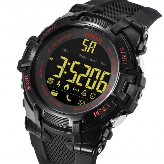 NORTH NS-2007 Calories SMS Alerts Bluetooth Watch Military Style LED Display Smart Watches NORTH NS-2007 Calories SMS Alerts Bluetooth Watch Military Style LED Display Smart Watches