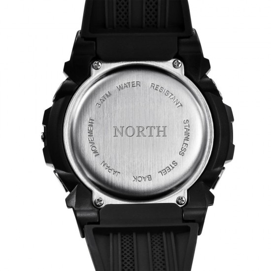 NORTH NS-2007 Calories SMS Alerts Bluetooth Watch Military Style LED Display Smart Watches