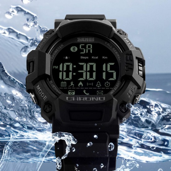 SKMEI 1249 50M Waterproof Smart Watches Calorie Chronograph Bluetooth Sport Watch