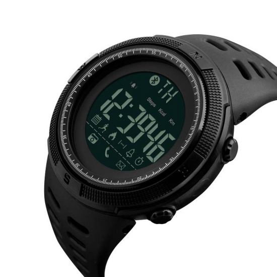 SKMEI 1250 Bluetooth Smart Watch Call Message Notification Pedometer 50M Waterproof Sports Watch