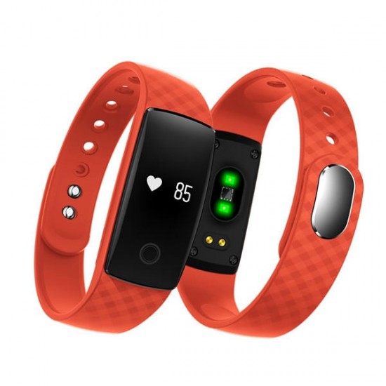 CAVO V05 Sport Watch Plaid Pattern Strap Waterproof Smart Bracelet Wristband For Android IOS