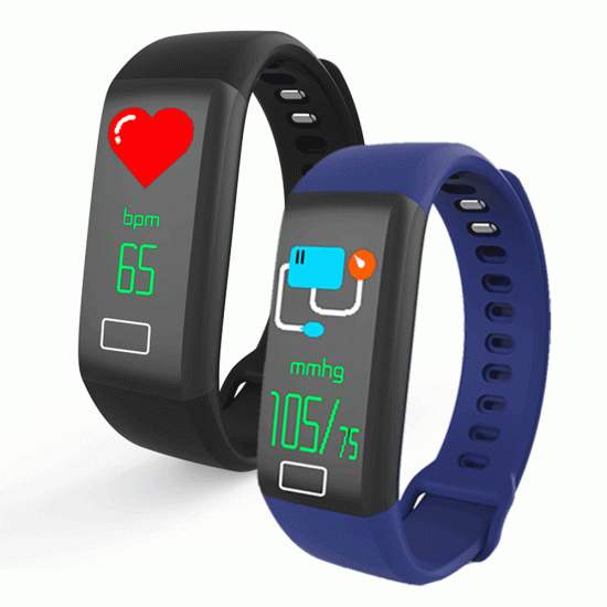 DC88 Smart Bracelet Heart Rate Blood Pressure Monitor Smart Watch Step Counter for Android IOS