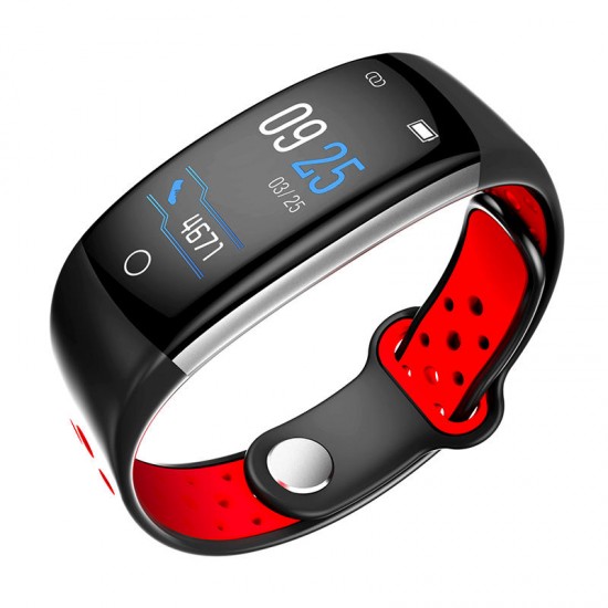 Q6 Smart Bracelet HR Blood Pressure Blood Oxygen Monitor 0.96 Color Screen Pedometer Smart Watch