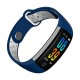 Q6 Smart Bracelet HR Blood Pressure Blood Oxygen Monitor 0.96 Color Screen Pedometer Smart Watch