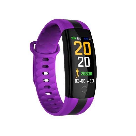 QS01 Smart Bracelet Color Display HR Blood Pressure Monitor Multi-sport Mode Fashion Sport Watch