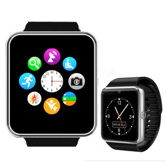GT08 MTK6261 Bluetooth Smart Watch Sync Notifier With SIM Card for Android