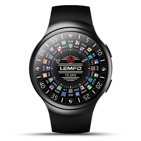 LEMFO LES2 Android 5.1 Smart Watch Heart Rate Monitor Google Map Watch Phone for Android IOS