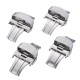 16-22mm Stainless Steel Butterfly Clasp Buckle Watch Strap Deployment Buckle