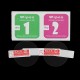 2Pcs 35mm Anti-Scratch Clear Smart Watch Screen Protector