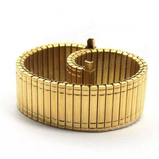 12MM 14MM 16MM 18MM Stainless Steel Golden Flexible Watch Band