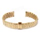 13mm Stainless Steel 9 Beads Double Buckle Watch Band