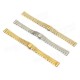 13mm Stainless Steel 9 Beads Double Buckle Watch Band