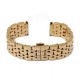 16mm Stainless 7 Beads Fold Buckle Watch Band