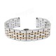 16mm Stainless 7 Beads Fold Buckle Watch Band