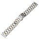 18-22mm Stainless Steel Watch Band Clasp Metal Strap Replacement With Spring Bars