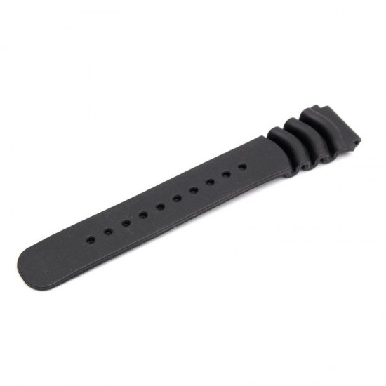 20MM/22MM Black Sport Scuba Diver Rubber Watch Band Strap For Sei ko 20MM/22MM Black Sport Scuba Diver Rubber Watch Band Strap For Sei ko