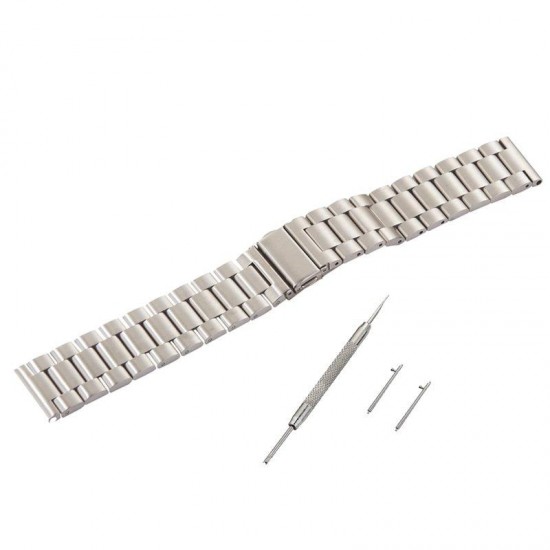 20mm Watch Band Stainless Steel Wrist Link Straps for Garmin Vivoactive 3 20mm Watch Band Stainless Steel Wrist Link Straps for Garmin Vivoactive 3