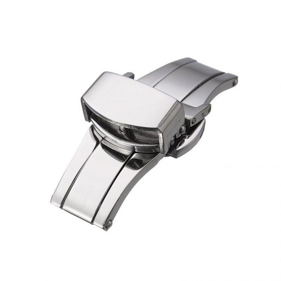 Stainless Steel Butterfly Push Button Deployment Watch Band Buckle Clasp Band Stainless Steel Butterfly Push Button Deployment Watch Band Buckle Clasp Band