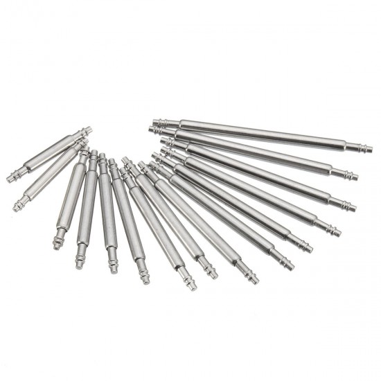 20Pcs Stainless Steel Watch Band Spring Bars Strap Link Pins 10-23mm Repair Kit