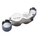 10X 20X Jeweller Loupe Magnifier Dual Magnifying Glass