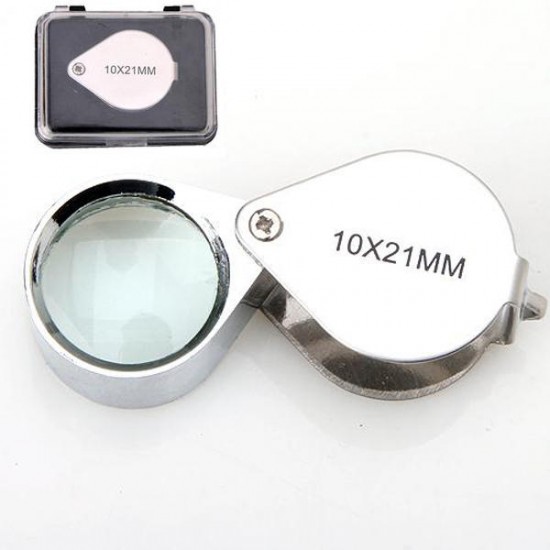 10x 21mm Jewelers Magnifier Loupe Magnifying Glass loupe