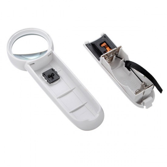 2 LED 15x Hand-Hold Magnifier Magnifying Glass Loupe