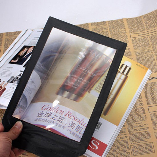 A4 Full Page 305x195mm Assisted reading 3X Magnifying Magnifier