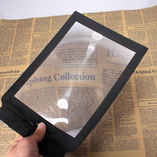 A4 Full Page 305x195mm Assisted reading 3X Magnifying Magnifier