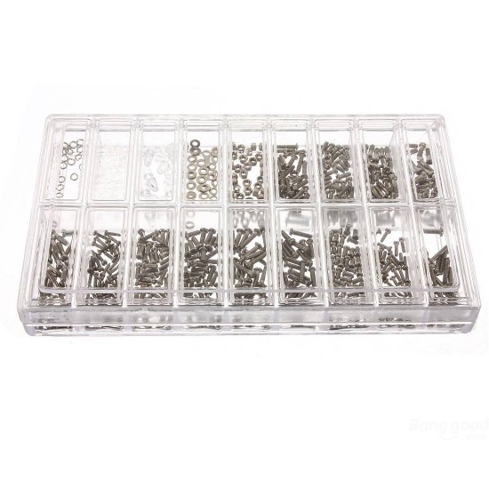 Assorted Watch Clock Eyeglassees Screws Repair Tool