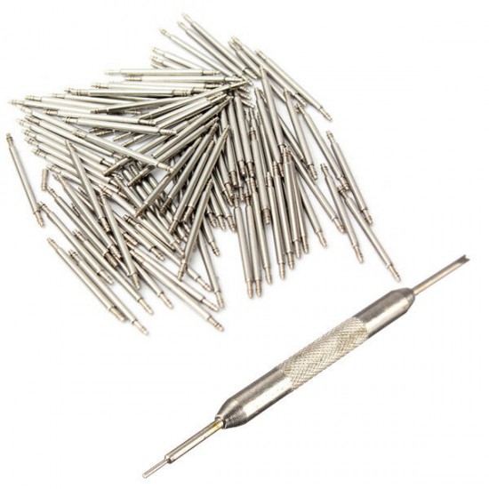 108Pcs 8mm to 25mm Watch Band Spring Strap Link Pins