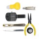 10 PCS Watch Repair Tool Kit Watch Case Opener Tweezers Pliers Link Remover