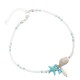 Bohemian Pearls Starfish Charms Anklets Summer Shell Foot Chain for Women