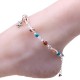 Bohemian Starfish Anklet Natural Stone Beaded Chain Barefoot Sandals Beach Foot Jewelry for Women