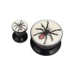 6Pcs Spider Acrylic Flesh Tunnels Ear Plug Stretching Expander