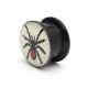 6Pcs Spider Acrylic Flesh Tunnels Ear Plug Stretching Expander