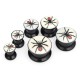 6Pcs Spider Acrylic Flesh Tunnels Ear Plug Stretching Expander