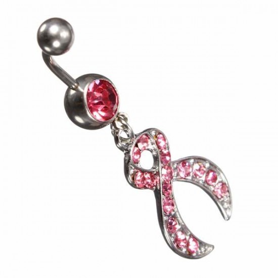 Crystal Shears Shape Cross Navel Belly Button Ring Piercing Jewelry