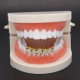 Hip Hop Copper Teeth Decoration Teeth Drip Braces Lower Bottom Cap Tooth Caps Body Jewelry