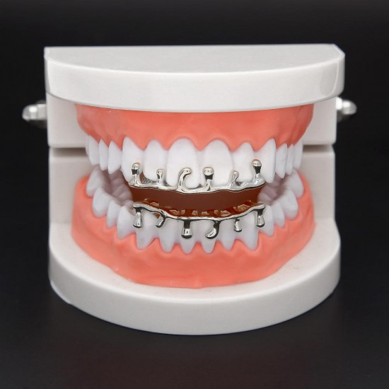 Hip Hop Copper Teeth Decoration Teeth Drip Braces Lower Bottom Cap Tooth Caps Body Jewelry