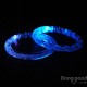 1pc Color Changing LED Light Up Bracelet Luminous Cuff Bracelet Unisex