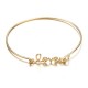 4 Pcs Gold Women Bracelet Set Casual Fashion Style Fruits Bracelet Shell Letter Pendant Bracelet