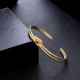 4 Pcs Sweet Bracelet Bangle Set Arrow Geometric Open Adjustable Bangle Bracelet For Women