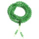 8mm Green Agate Buddhist Prayer Beads Bracelet Necklace Jewelry