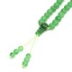 8mm Green Agate Buddhist Prayer Beads Bracelet Necklace Jewelry