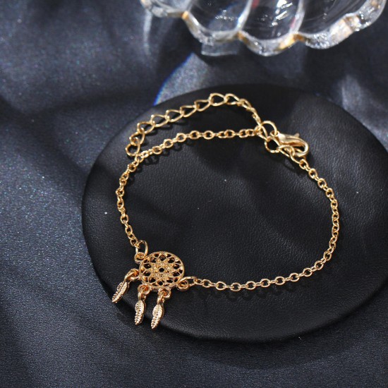 Elegant Cuff Bracelets Chain Dream Net Bowknot Crystal Heart Fashion Multilayer Bracelet for Women Elegant Cuff Bracelets Chain Dream Net Bowknot Crystal Heart Fashion Multilayer Bracelet for Women
