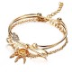 Elegant Cuff Bracelets Chain Dream Net Bowknot Crystal Heart Fashion Multilayer Bracelet for Women Elegant Cuff Bracelets Chain Dream Net Bowknot Crystal Heart Fashion Multilayer Bracelet for Women