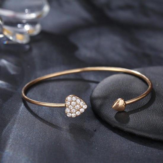 Elegant Cuff Bracelets Chain Dream Net Bowknot Crystal Heart Fashion Multilayer Bracelet for Women Elegant Cuff Bracelets Chain Dream Net Bowknot Crystal Heart Fashion Multilayer Bracelet for Women